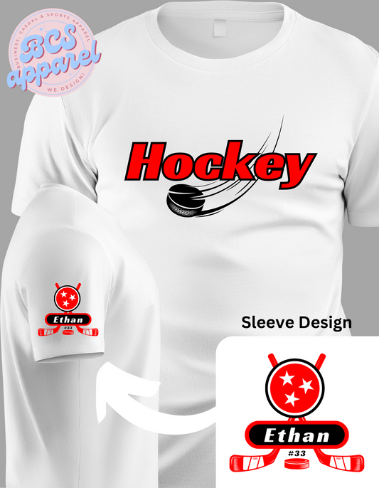 Customizable TENNESSEE Hockey T-Shirt